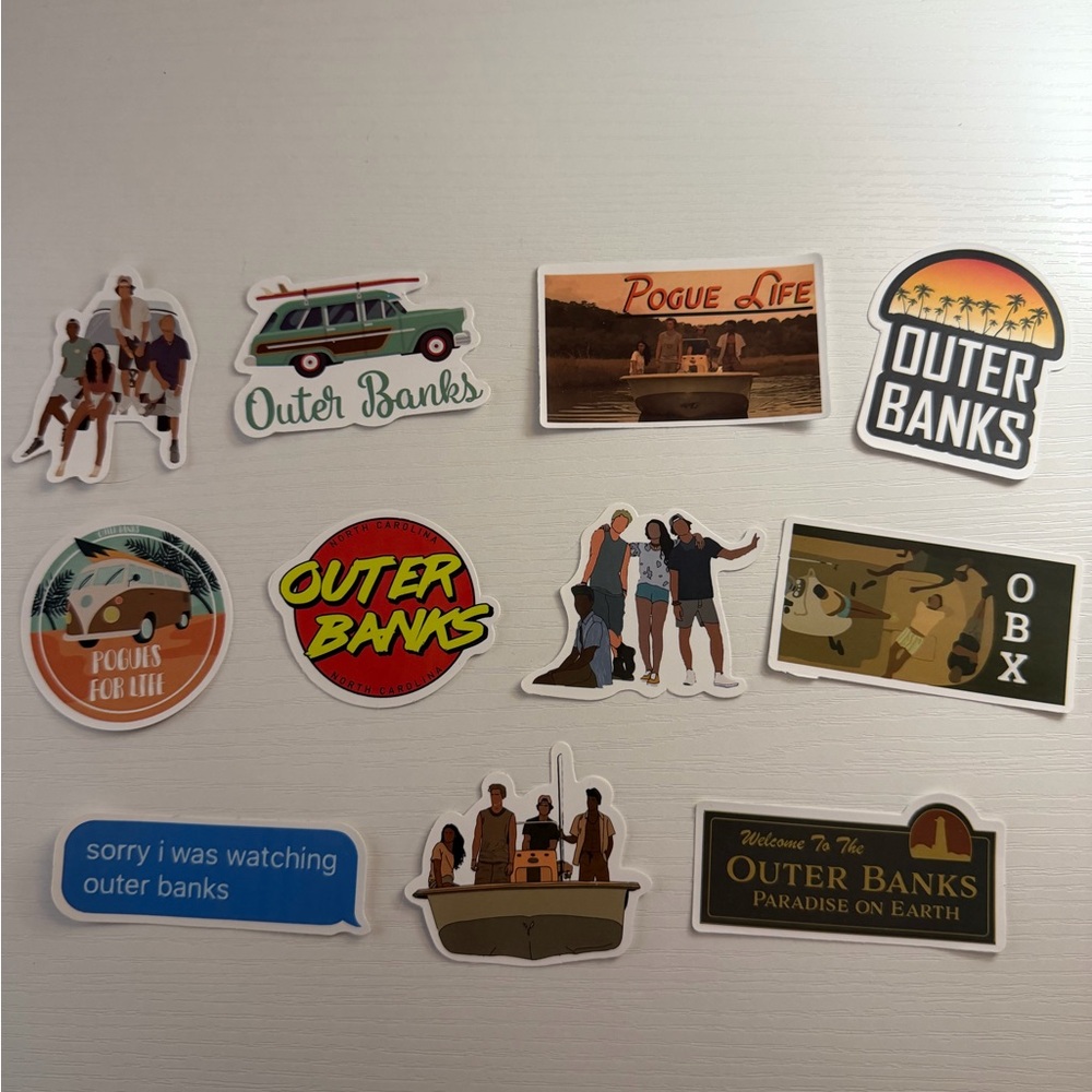 Outer Banks Sticker Set